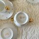 Vintage Limoges porcelain gold coffee set – 15 pieces