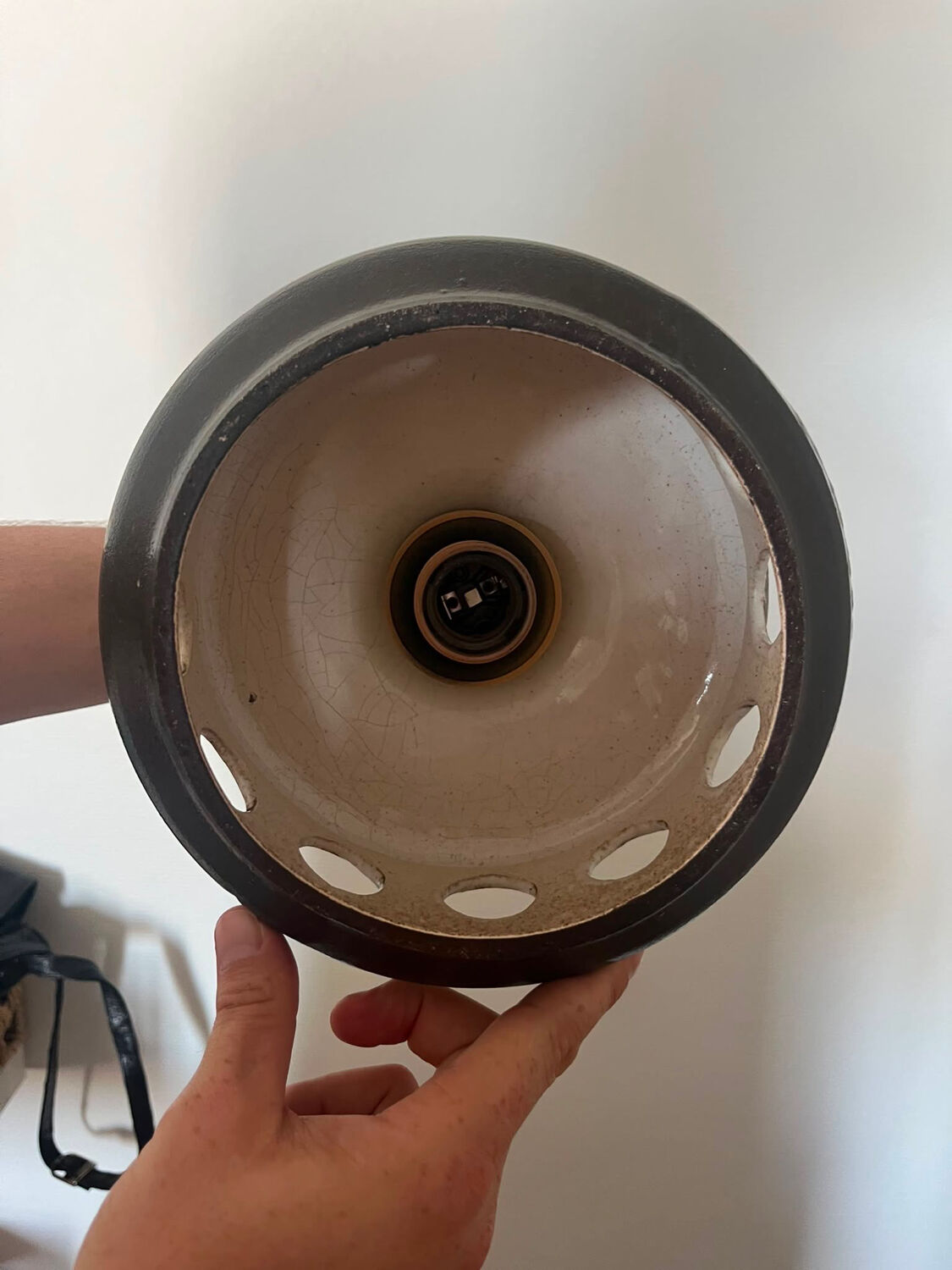 Mid-century ceramic ceiling light