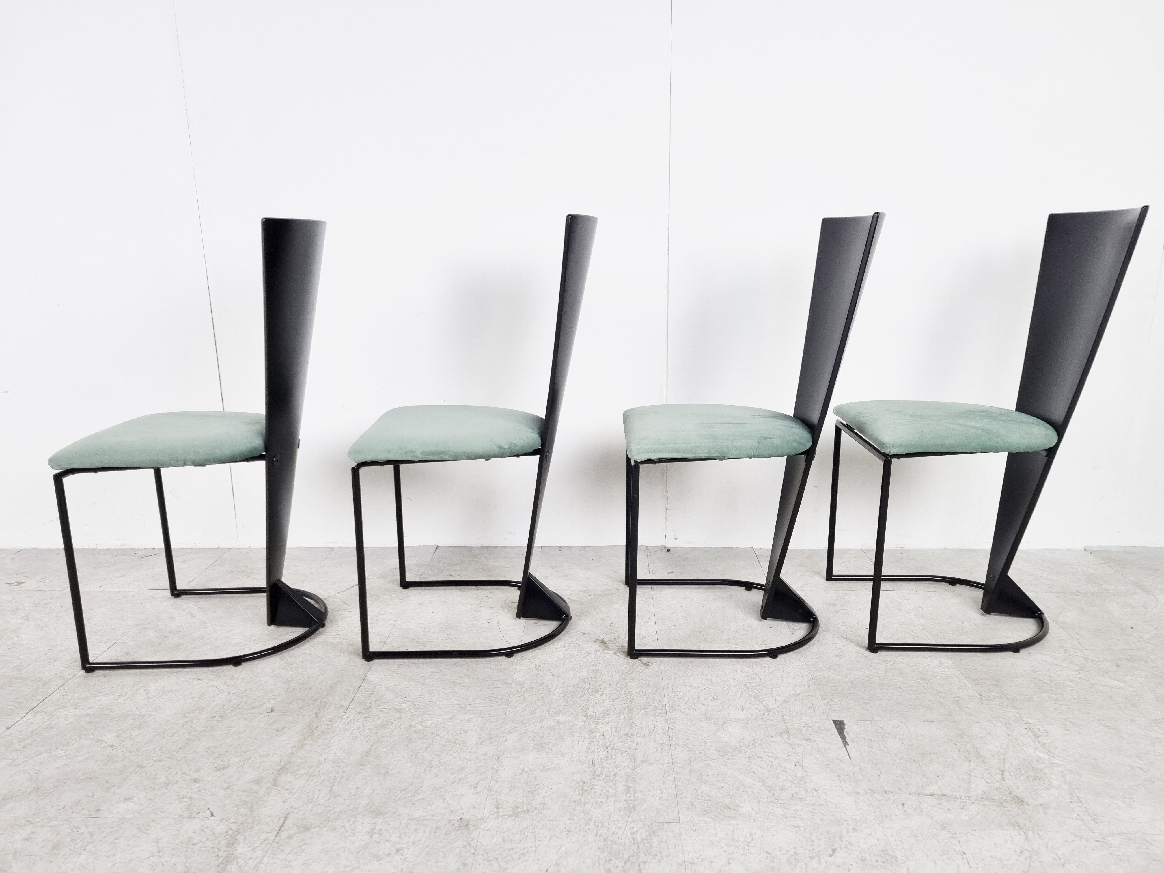 4 chairs, 1980s