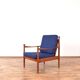 Fauteuil de salon danois du milieu du siècle, années 1960.