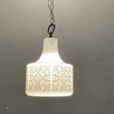Suspension italienne en verre opalin