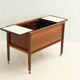 Rolling bar cabinet in rosewood by Dyrlund, Denmark, 1960s.