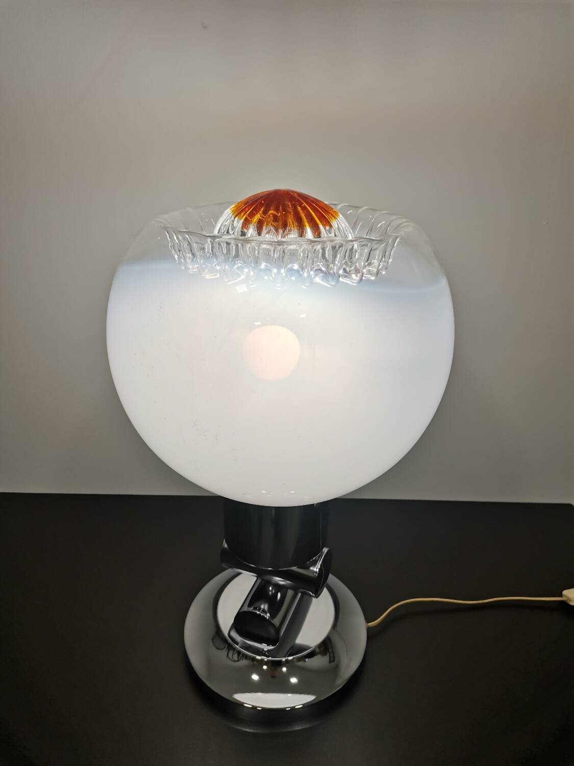 Lampe de table Mazzega, Murano, années 1970