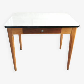 Table bois et Formica, années 50