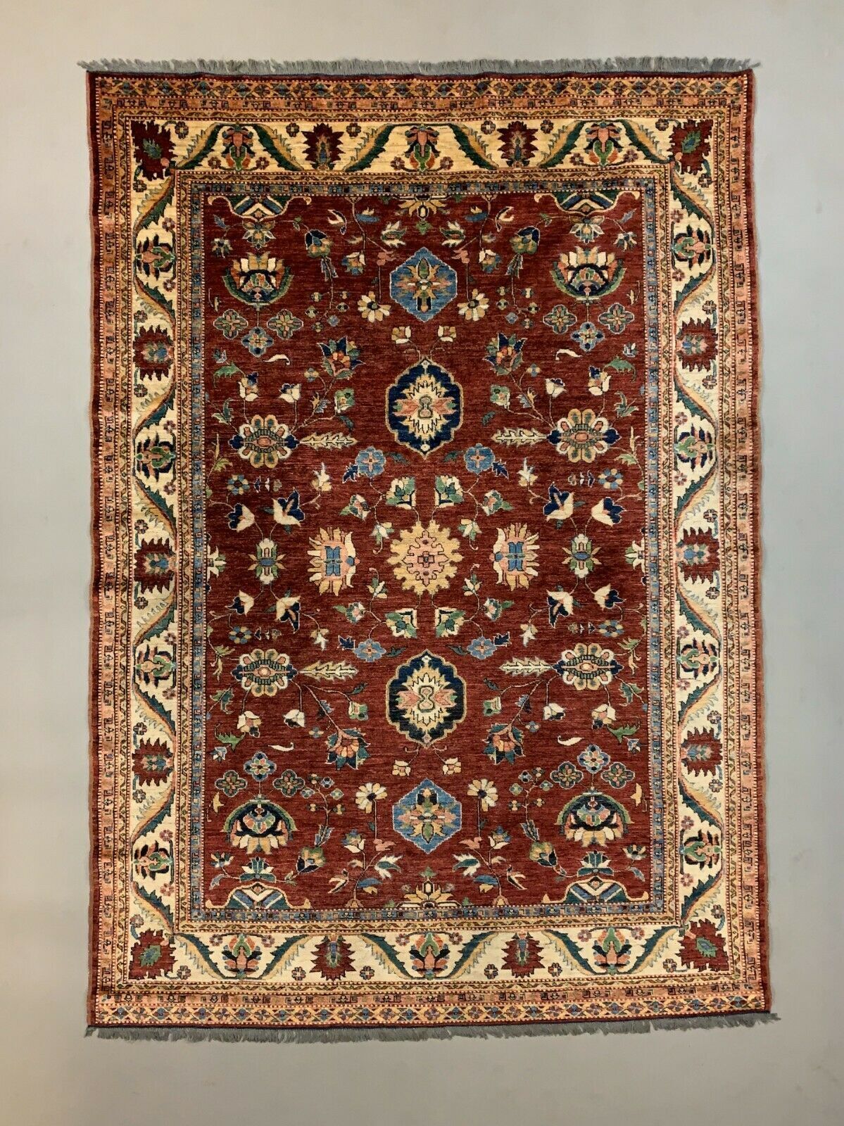 Large Afghan Wool Kazak Rug 290x200 cm Chobi, Very Fine