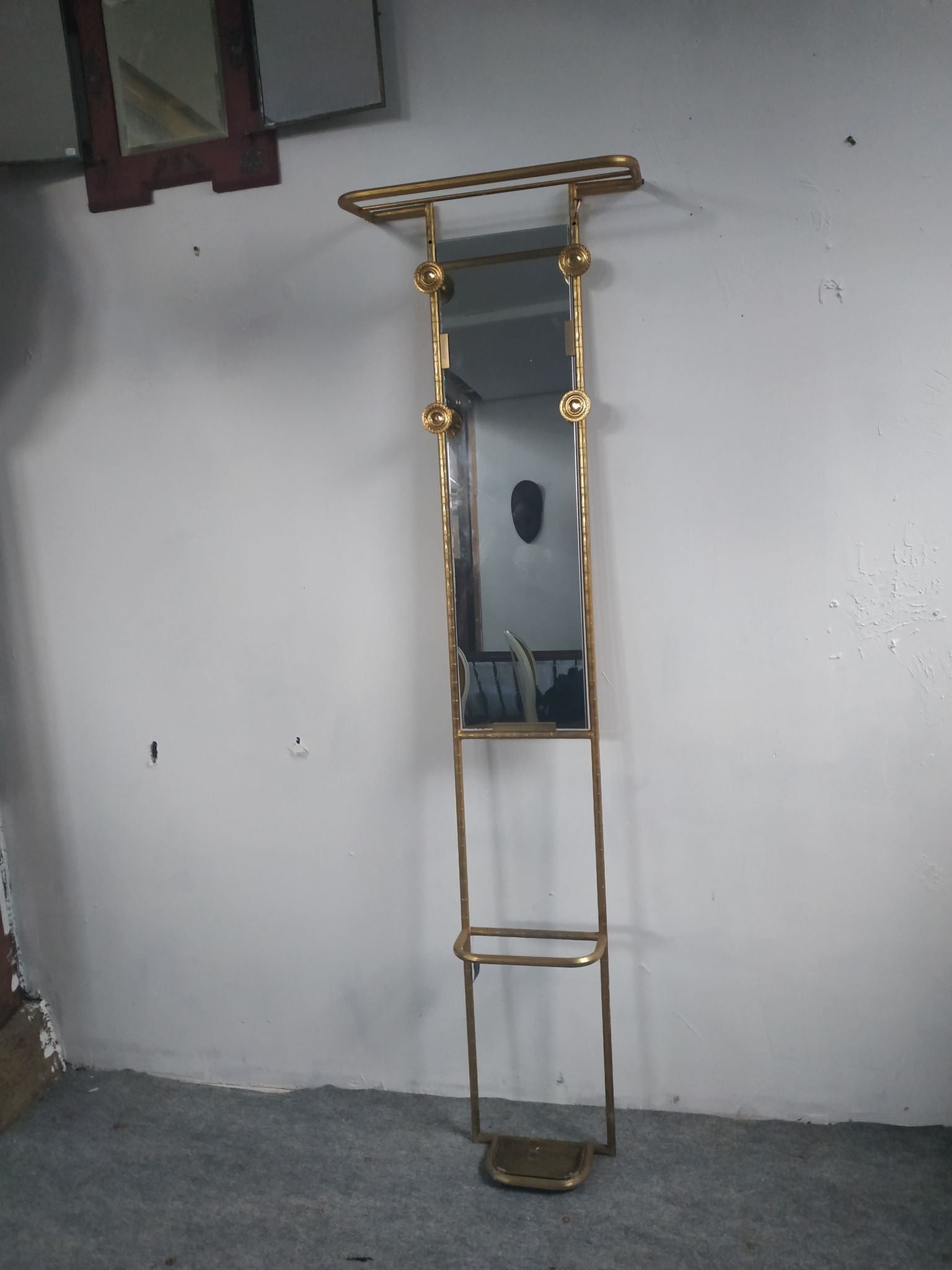 Cloakroom, coat rack