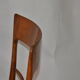 Série de six chaises en bois
