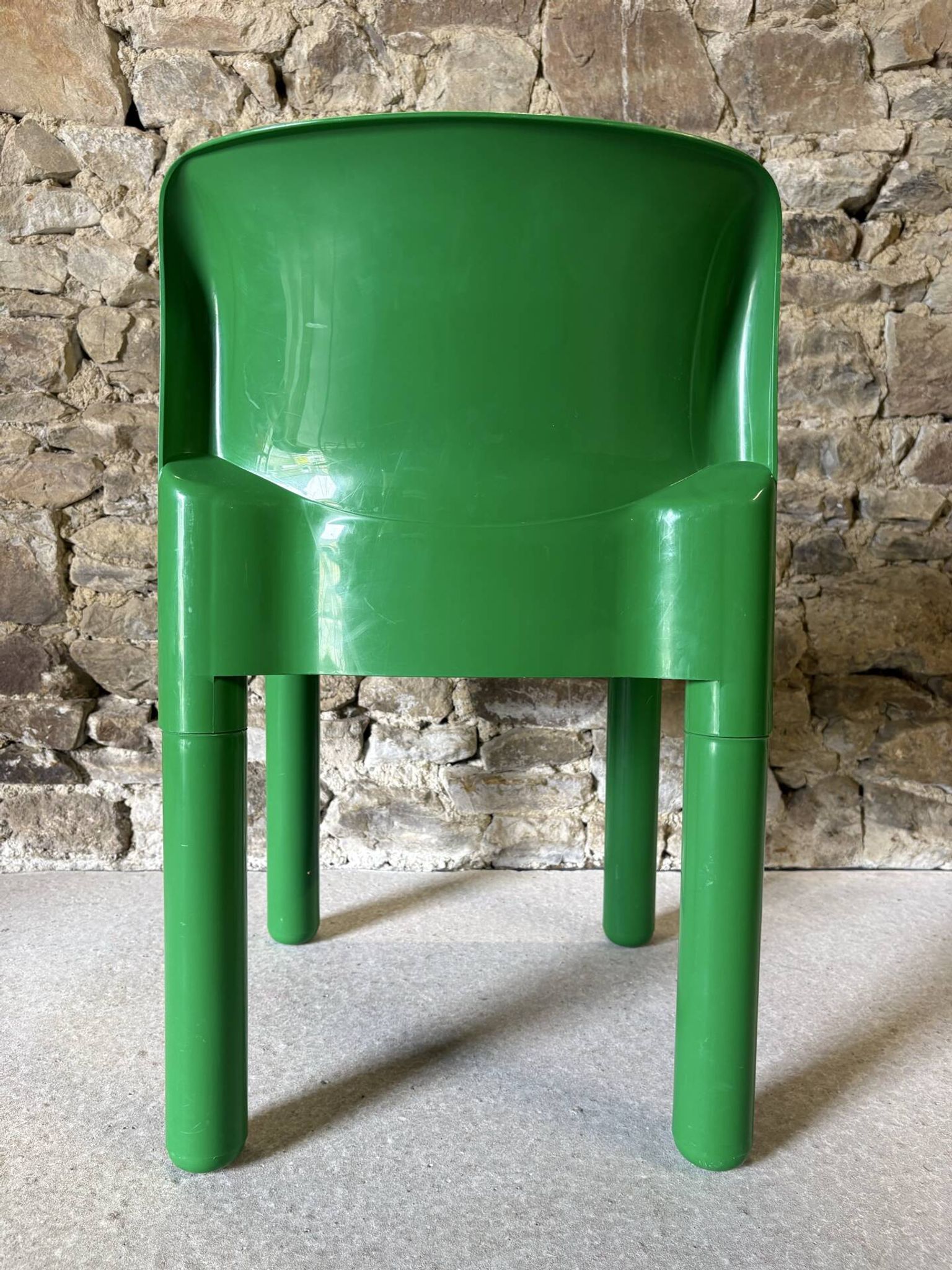 4 chairs model 4875 by C. Bartoli for Kartell, 1970