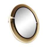 Vintage oval mirror with Allibert 1970 light