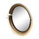 Vintage oval mirror with Allibert 1970 light