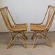 Pair of vintage rattan chairs – 1960s-1970s