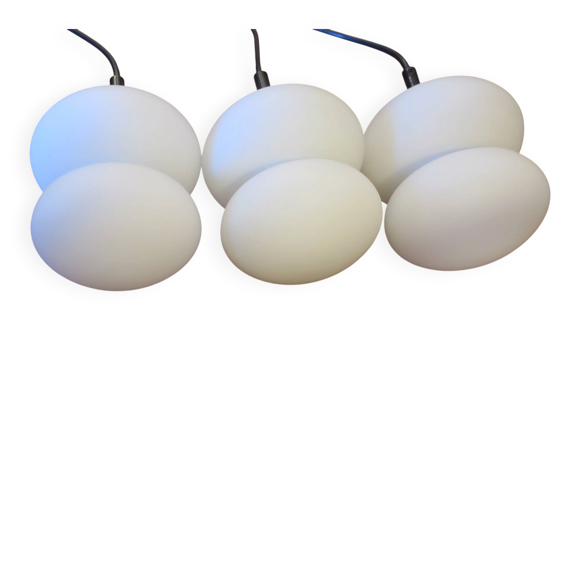 3 suspensions de forme organique, années 1960