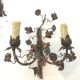 Pair of gilded metal sconces
