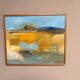 Huile su panneau suédoise – “Landskapskomposition” par Peter Prütz – Vintage
