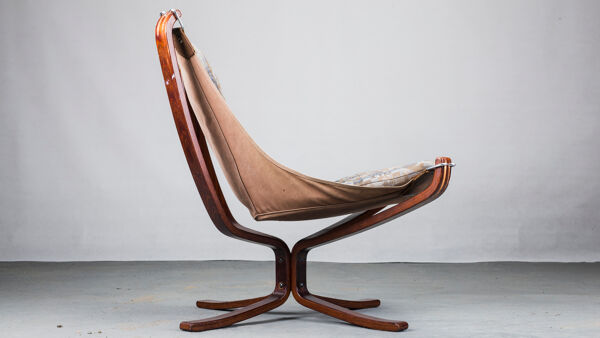 fauteuil Falcon de Sigurd Ressell pour Vatne Møbler, années 1970