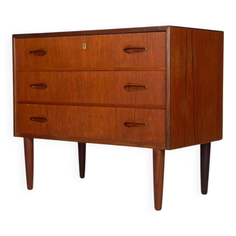 Scandinavian teak chest of drawers from the 1960s.