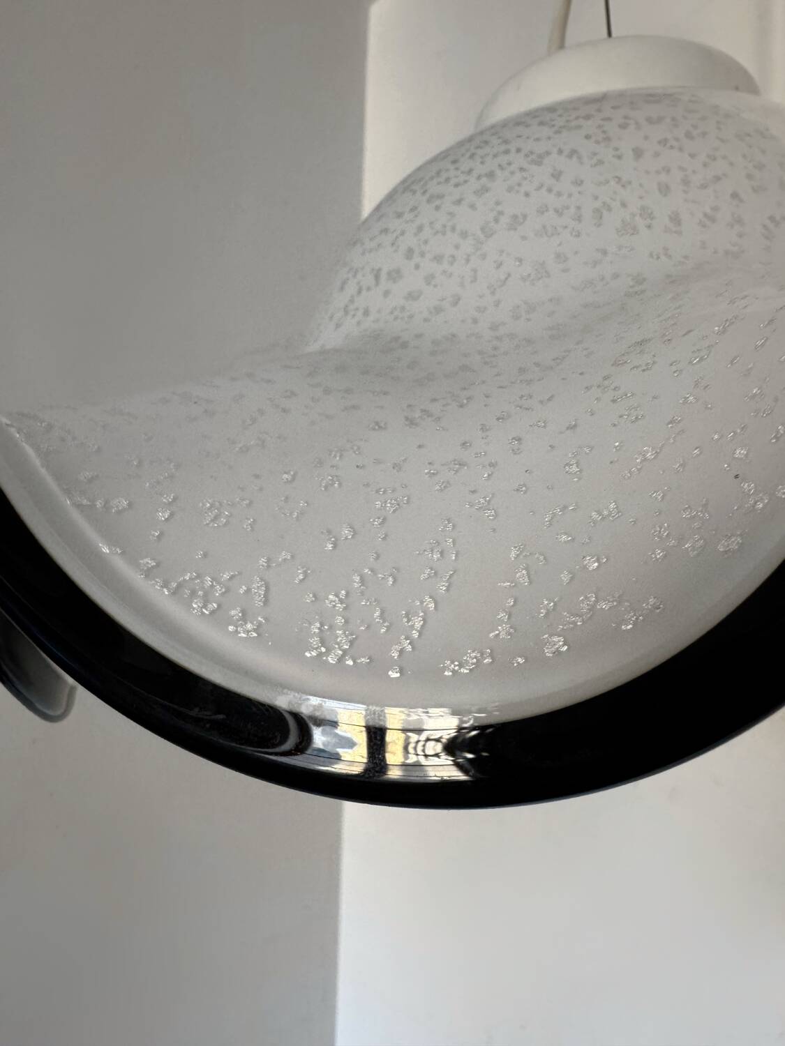 Murano glass flower pendant from the 1970s