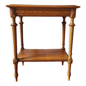 Console ancienne en bois - clair