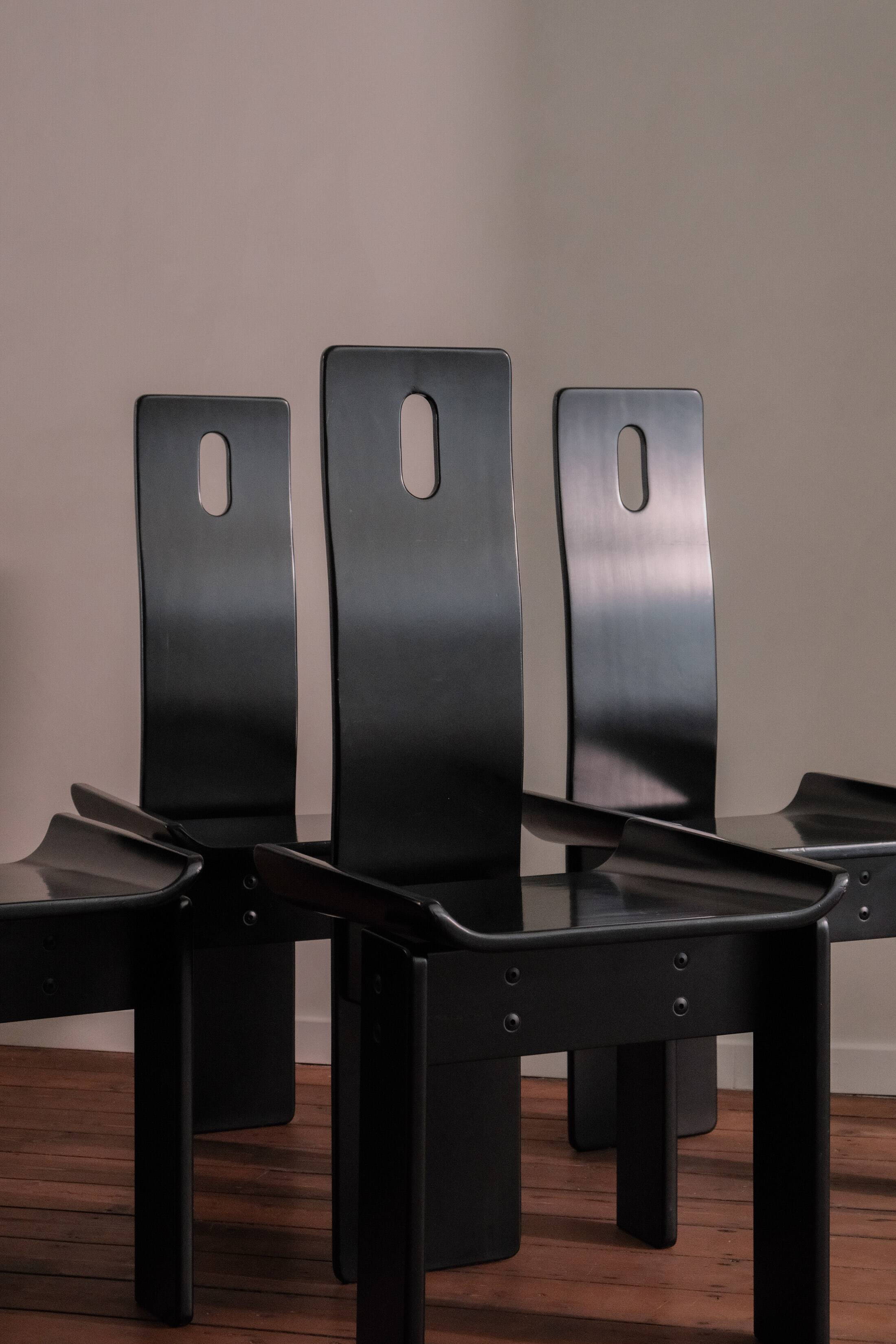 Chaises Diago par Edoardo Landi pour Nikol International, ensemble de 4
