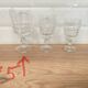 Set of 5 Luminarc Quadrille water glasses