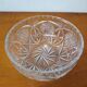 Cut crystal salad bowl