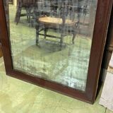 19th century mirror with wooden frame, in its original state - 1m79x87cm