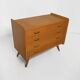 Commode scandinave pieds compas - Vintage 1960