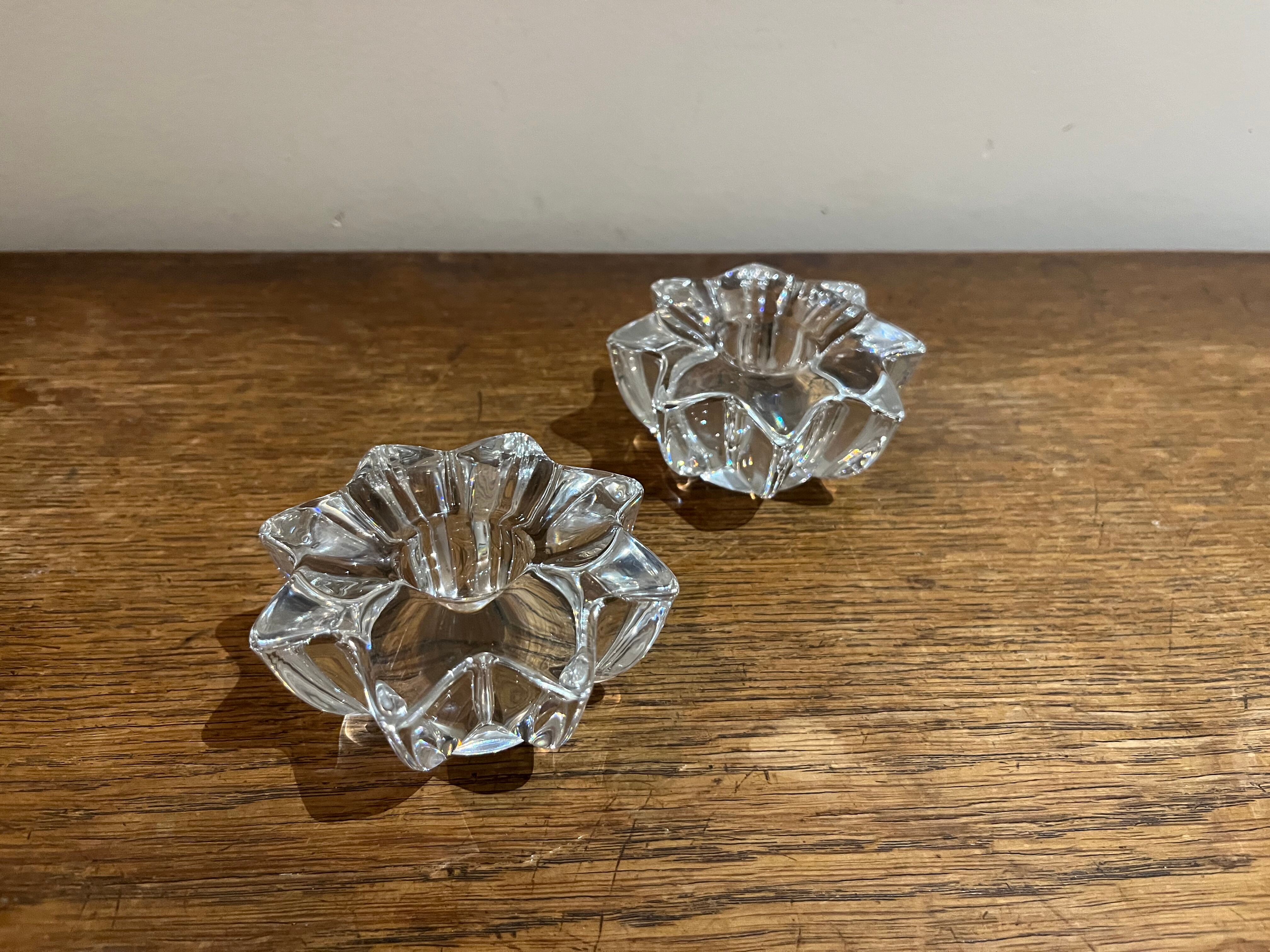 Davesn crystal star candle holders