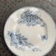 Large plate, earthenware dish, cartridge model, sarreguemines, U & C, made in France, earthenware