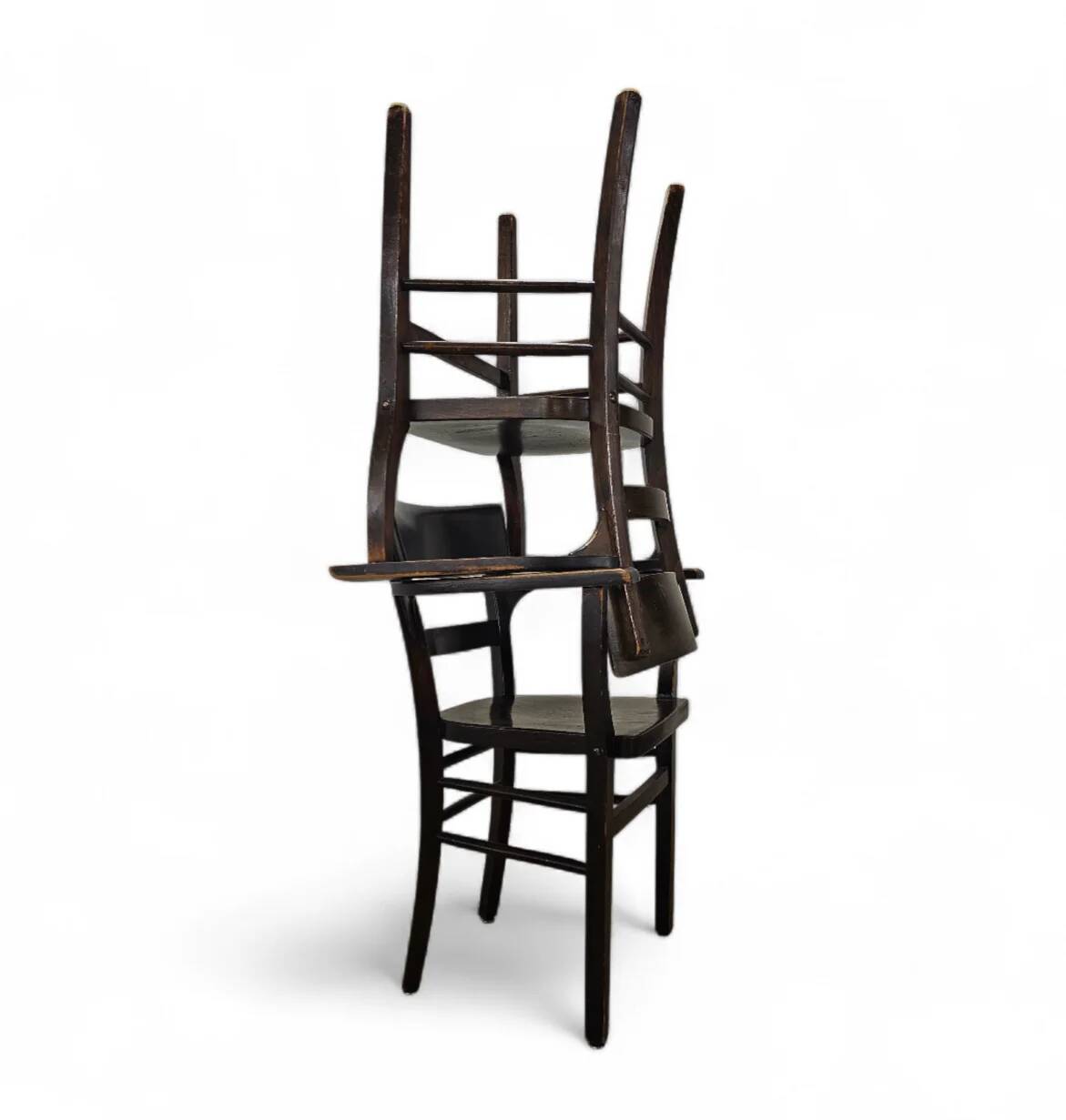 2 chaises de salle à manger / marquées "twente" / années 1930