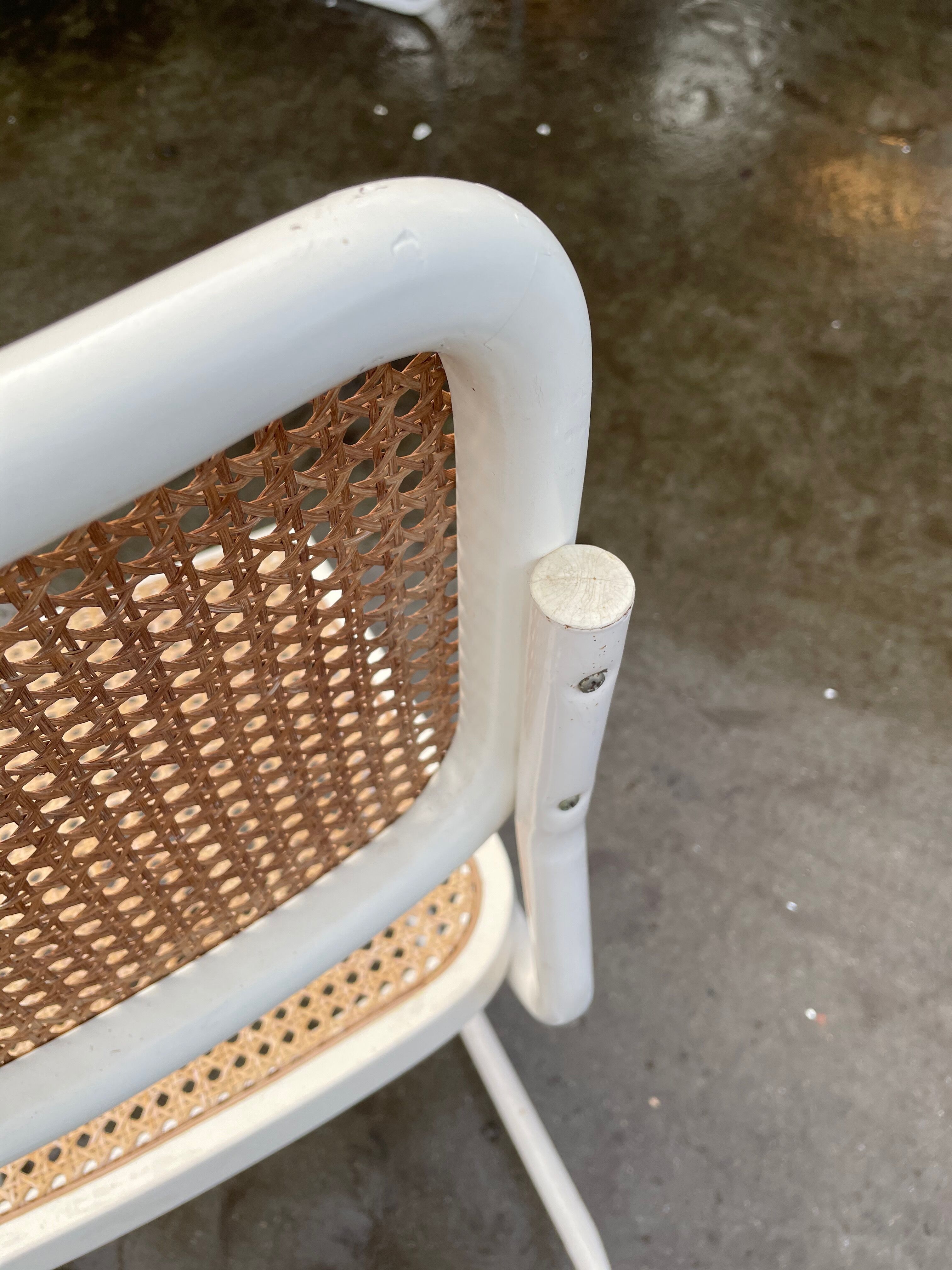 Set of 4 Cesca Model chairs by Marcel Breuer