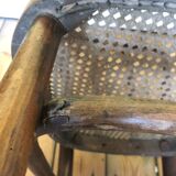 Fluted bistro chair in early 1900