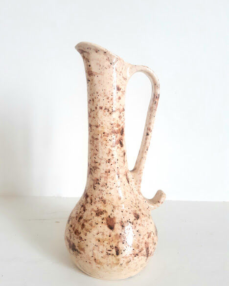 Vintage ceramic pourer signed