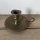 Old brass candle holder
