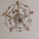 Wrought iron chandelier - Floral decorations - Italy - 1950