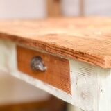 Weathered farm table