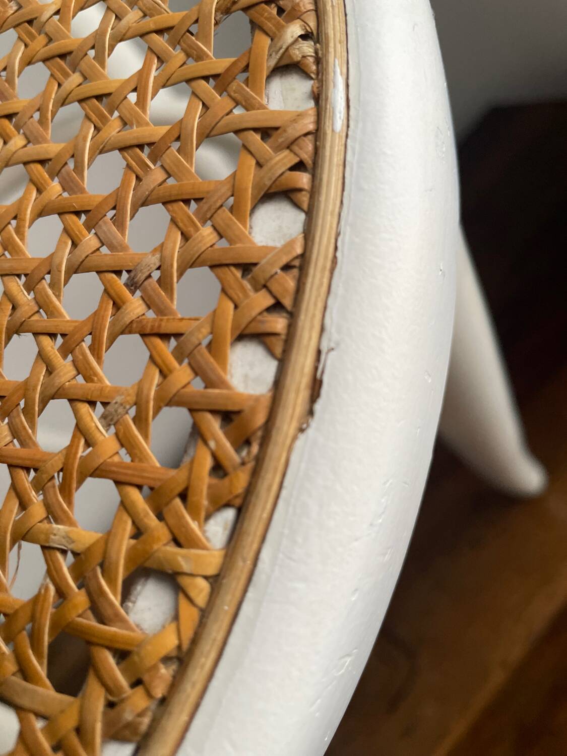 Tabouret canné