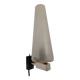 Modernist wall light in glass and brass by Maison Arlus, France circa 1950.