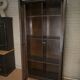 Tolix 2-door metal wire mesh cabinet