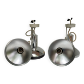 German aluminum wall light CONCORD LIGHTNING MURALE 70’S