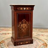 Bedside of the period Charles X in marquetry XIXth