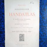 A geographical map from Atlas Richard Andrees year 1887 Europe Europa