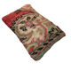 Vintage turkish rug cushion cover, 30 x 50 cm