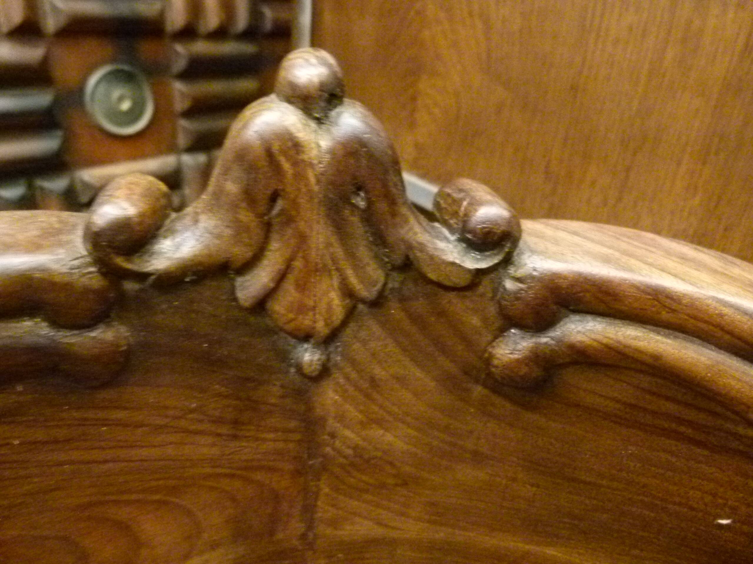 Pair of Gaudí-style stools