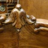 Pair of Gaudí-style stools