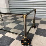 Table basse en verre vintage