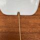Mid-century German wall sconce in glass and ceramic by Wilhelm Wagenfeld for Lindner.