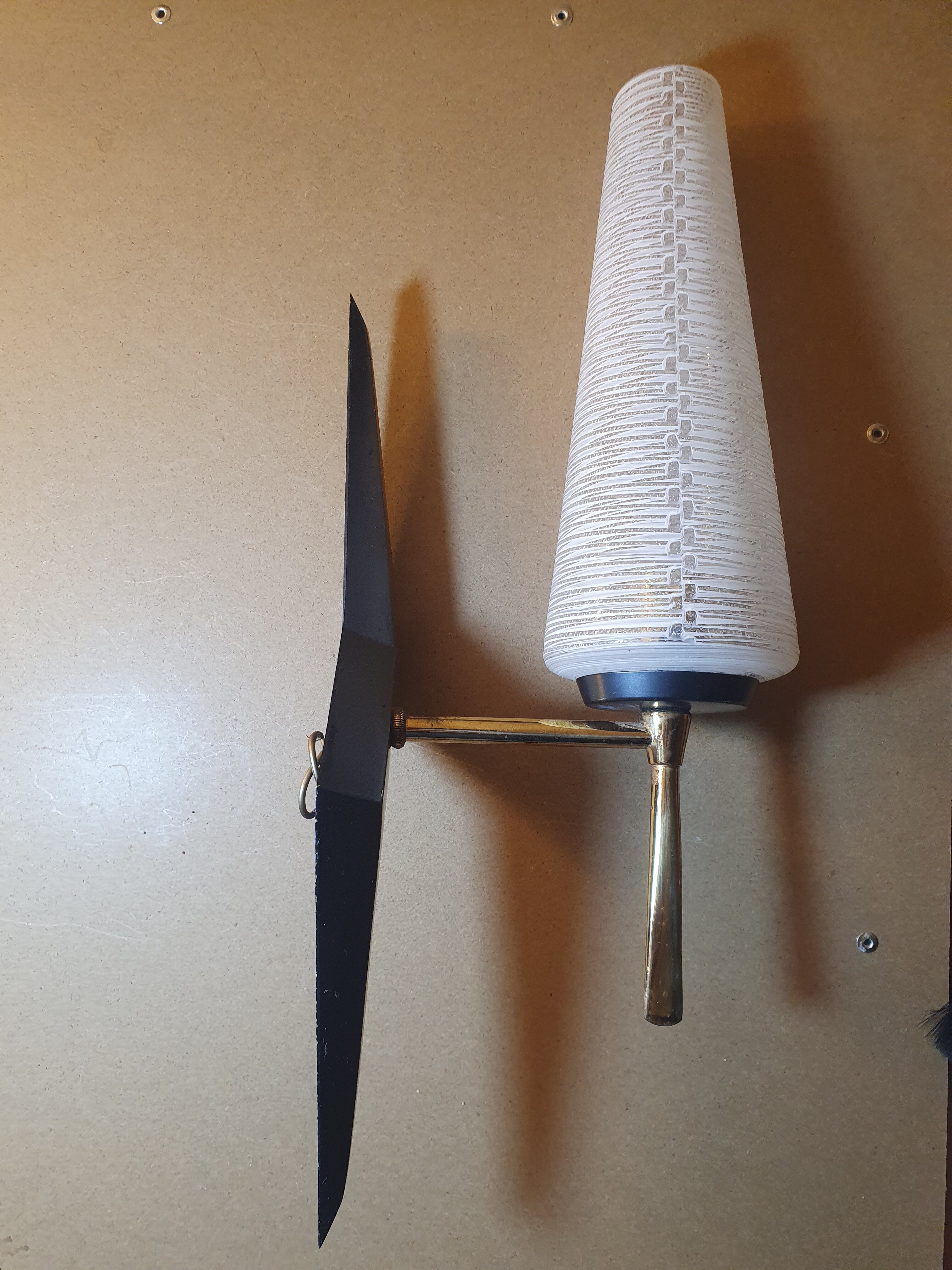 Pair of vintage appliques from Maison Arlus 60s