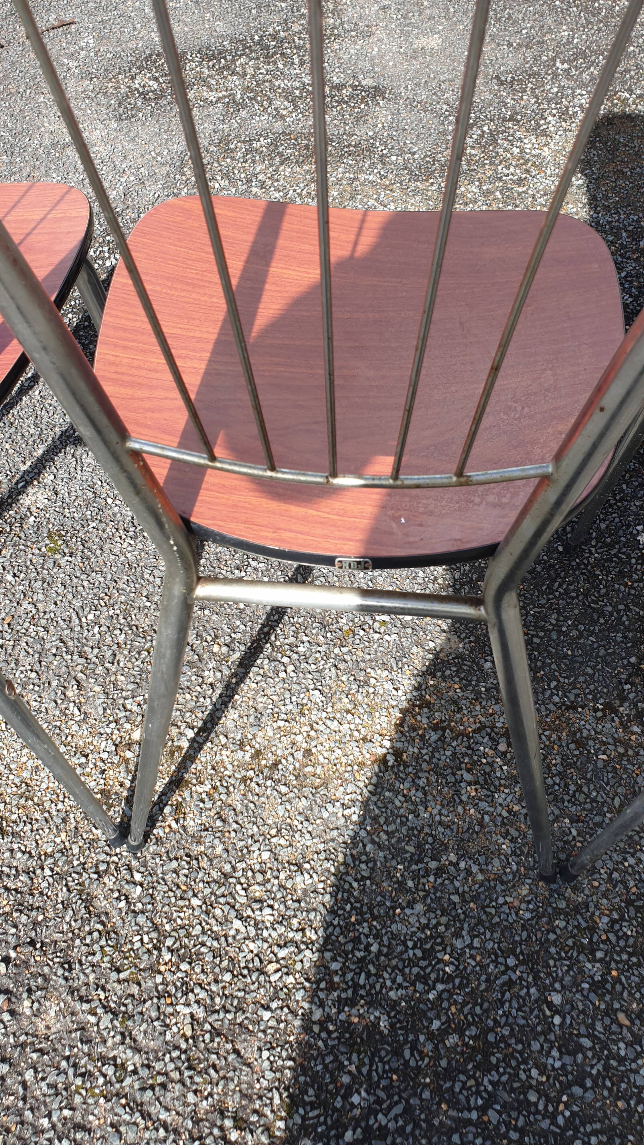 4 chairs MDJ sixties seventies