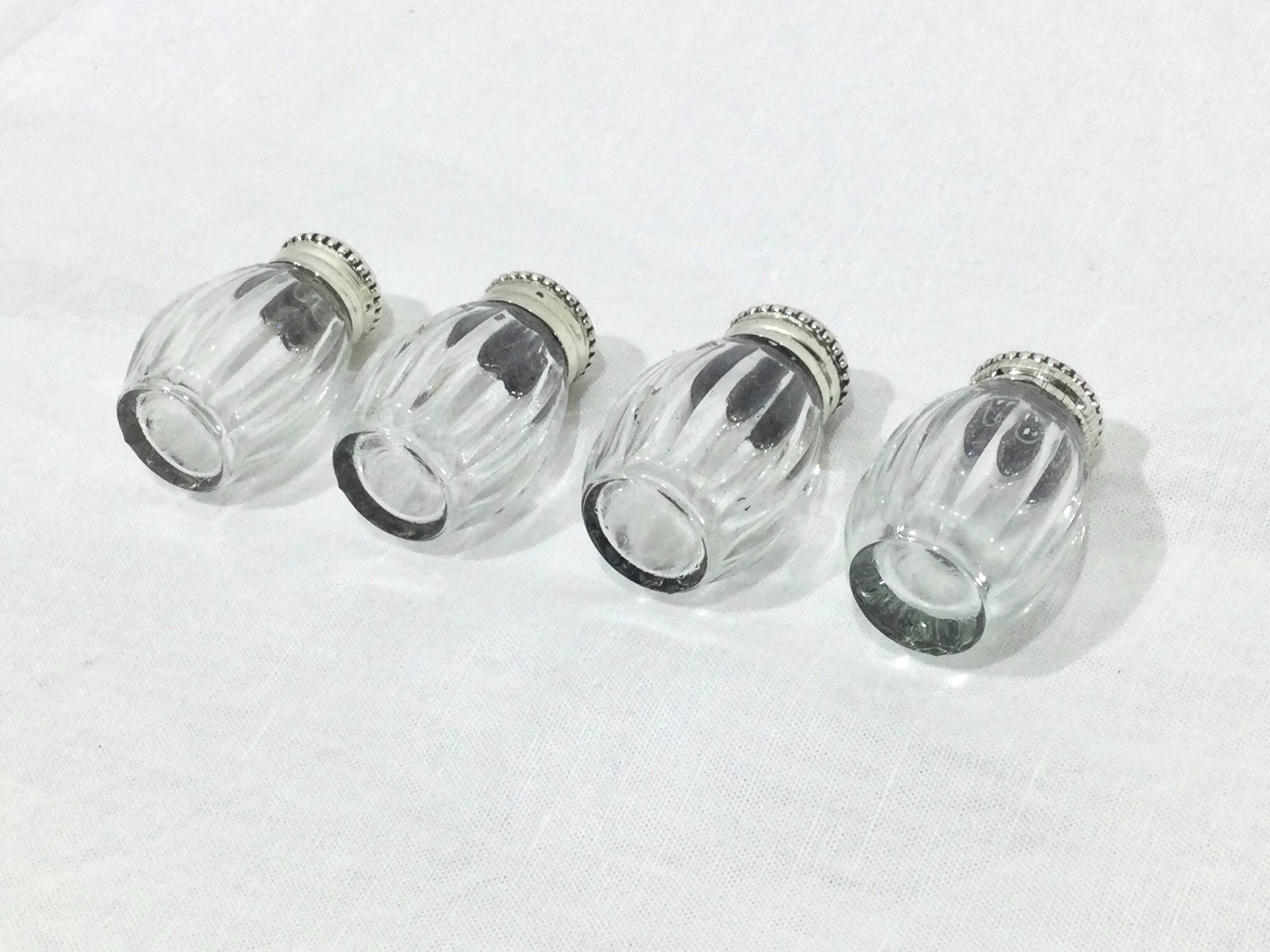 Cardeilhac – 4 solid silver salt shakers